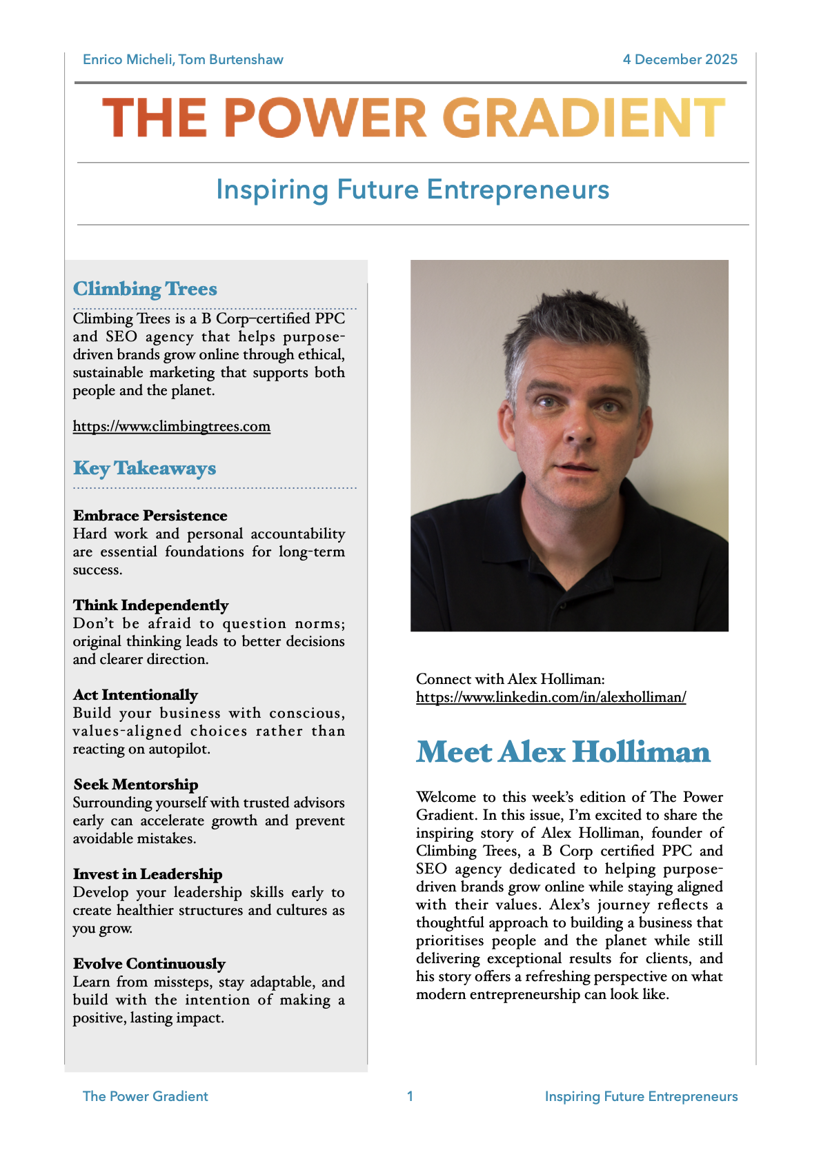 Page 1 of The Power Gradient - Week 43